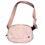Lululemon  Pink Plush Sherpa 1L Everywhere Belt Bag Fanny Pack Waist Pack Bag Photo 0