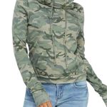 True Craft NWT Green Camo Hoodie Hooded Sweatshirt Pullover Mask Camouflage New Photo 0