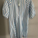 Striped Romper Blue Photo 1