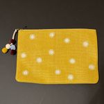 Madewell Sunny Clutch, yellow, zipper closure 12”x8.5” Photo 4