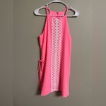 Lilly Pulitzer  Pearl Shift Romper Coral Pink Size 4 New Resort Coastal Beach Photo 1