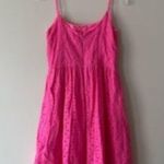 Lilly Pulitzer Pink Lace Dress Size 2 Bow Valentine Love Barbie Core Date Night Photo 3