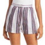 IRO NWT Tolie Pleat Front Short Stripe High-Waist Shorts Size 38 Photo 2