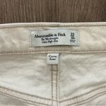 Abercrombie & Fitch 90s Ultra High Rise Straight Leg Jeans Cream 33 Photo 5