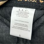 ALC Frank A.L.C. Emory Chocolate Brown Peach Green Quilted Asymmetrical Jacket‎ Small NEW Photo 3