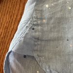 Anthropologie Cloth & Stone by Woman’s Paint-Splattered Linen Buttondown, Sz XS Photo 9