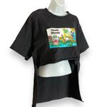 Black Claude Moonet Shirt Clo the Cow Artist Mullet Crop T Photo 1