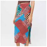 Urban Outfitters  maise patchwork midi skirt xs Photo 1