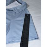 Heather Grey Women's Gray Cherry Blossom Flowers Short Sleeve Polo Top XL Photo 5