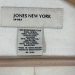 Jones New York Sport Belted Peacoat Womens XXL Cream Preppy Classic Minimalist Photo 3