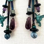 Catherine Medeiros & Thomas Holloway sterling silver Earrings – Cat & Hummingbir Photo 5