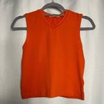 hB:Brats_01 Orange Vneck Crop Top Large Photo 7