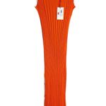 Solid & Striped Kimberly Flame Orange Ribbed Side Snap Sleeveless Midi Dress L Photo 4