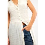 Free People  Ethereal Cottage Desert Dazed Midi Dress Maxi Top Ivory Small Boho Photo 4