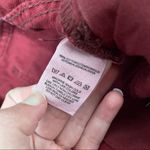 Free People  Burgundy Cut Off Jean Shorts EUC Size 29 Photo 6