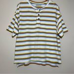 Urban Outfitters  Toni Striped Henley Top Photo 1
