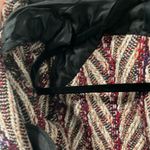 Driftwood  Herringbone Raw Hem Wool Blend Jacket, Size S Photo 8