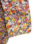 J.Crew  Blouse Liberty Fabric Floral Ruffled Collar Button Up Long Sleeve XXS Photo 2