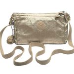 Kipling ✪ Eve Lightweight Crossbody Handbag Bag ✪ Monkey Keychain ✪ Metal Gold Photo 1