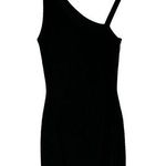 Marciano  Size S Bandage Dress Bodycon Party Stretch Black Asymmetric Hem LBD Photo 0