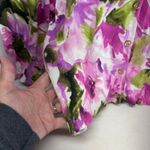 Jones New York Sport Women's Cardigan Sweater XL Floral Pink Green Button Up Photo 5