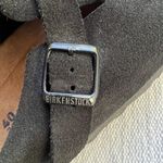 Birkenstock Boston Suede Leather Black Size 9 Photo 7