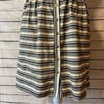 Corey Lynn Calter Black and Cream Striped Skirt Size 4 Photo 3