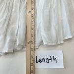 Free People  Sunbeam Mini Dress Ivory Embroidered Off Shoulder Bohemian‎ Small Photo 11