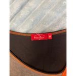 HEGLER Asymmetrical Paneled Long Sleeve Tunic Dress M Orange Gray Brown Size M Photo 6