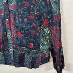 Vintage Lauren Ralph Lauren Womens Large Button Up Shirt Floral Cotton Collared Photo 8