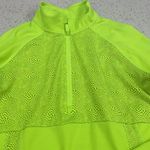 FILA  Yellow Athletic Jacket Lightweight Reflective size large Photo 4