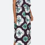 Sea New York Aveline Tie Dye Print Pintucked Tank Top in teal Blue Photo 4