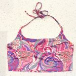 SheIn Coachella Disco 70s Retro Hippie Cropped Halter Top - Size: Large Photo 4