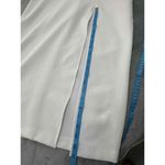 ZARA ‎ White Sleeveless Cut Out Sides Square Neck High Slit Midi Dress XL Photo 3