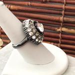 Premier Designs Multi Crystal Dome Ring Size 8 Photo 3