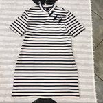 Marc by Marc Jacobs Marc Jacobs Womans Dress blue off white medium shift chinese asian knot striped Photo 1
