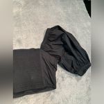 Abercrombie & Fitch XS puff sleeve crop top black Photo 10