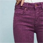 Pilcro and the Letterpress  textured embossed 28 Script pants Photo 1