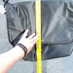 Kate Spade Black Nylon Messenger Bag Large Crossbody Laptop Work Travel Tote Photo 13