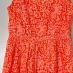 Madewell  Womens‎ Boho Neon Orange Sleeveless A-Line Knee Length Dress 6 Photo 1