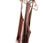 Free People Bare With Me Linen Blend Jumpsuit Blush Pink XS Photo 5