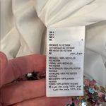 On 34th size 4 multi colored sequin mini skirt fully lined zipper like new Silver Photo 3