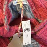 Love Shack Fancy  Pink and Gray Cardigan Sweater Photo 6