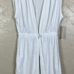 Anne cole Ann Cole sleeveless white terry robe. Pockets. Size Medium. NWT. Photo 0
