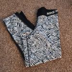 Nike  Pro black & white athletic leggings. Size small Photo 0