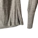 Missoni  Denim Designer Knit Metallic Stripe Cowl Neck Gray Top size small Photo 6