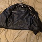 Morgan Cole Womens Sz S Black Zip Jacket Studded Bling Button Cuff Sleeve Lined Photo 7