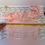 Dark Pink Off The Shoulder Tired Lace Maxi Dress Size 8 Photo 10