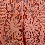 Coral Crocheted Tank Size M Photo 3