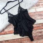 Vintage 1980’s bodysuit‎ lingerie one piece lace Size M Photo 4